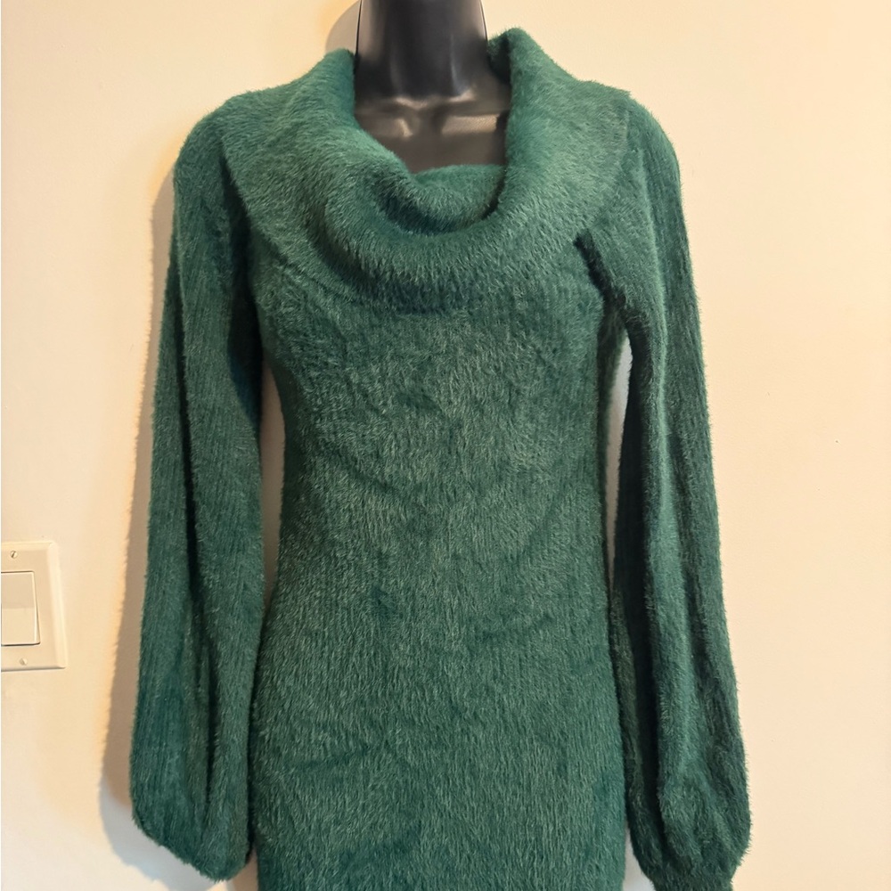 Tularosa Teal Turtleneck Sweater